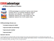 Tablet Screenshot of coraladvantage.com